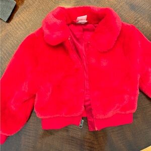 Hanna Anderson red bomber jacket size 3T - never worn, tags off only